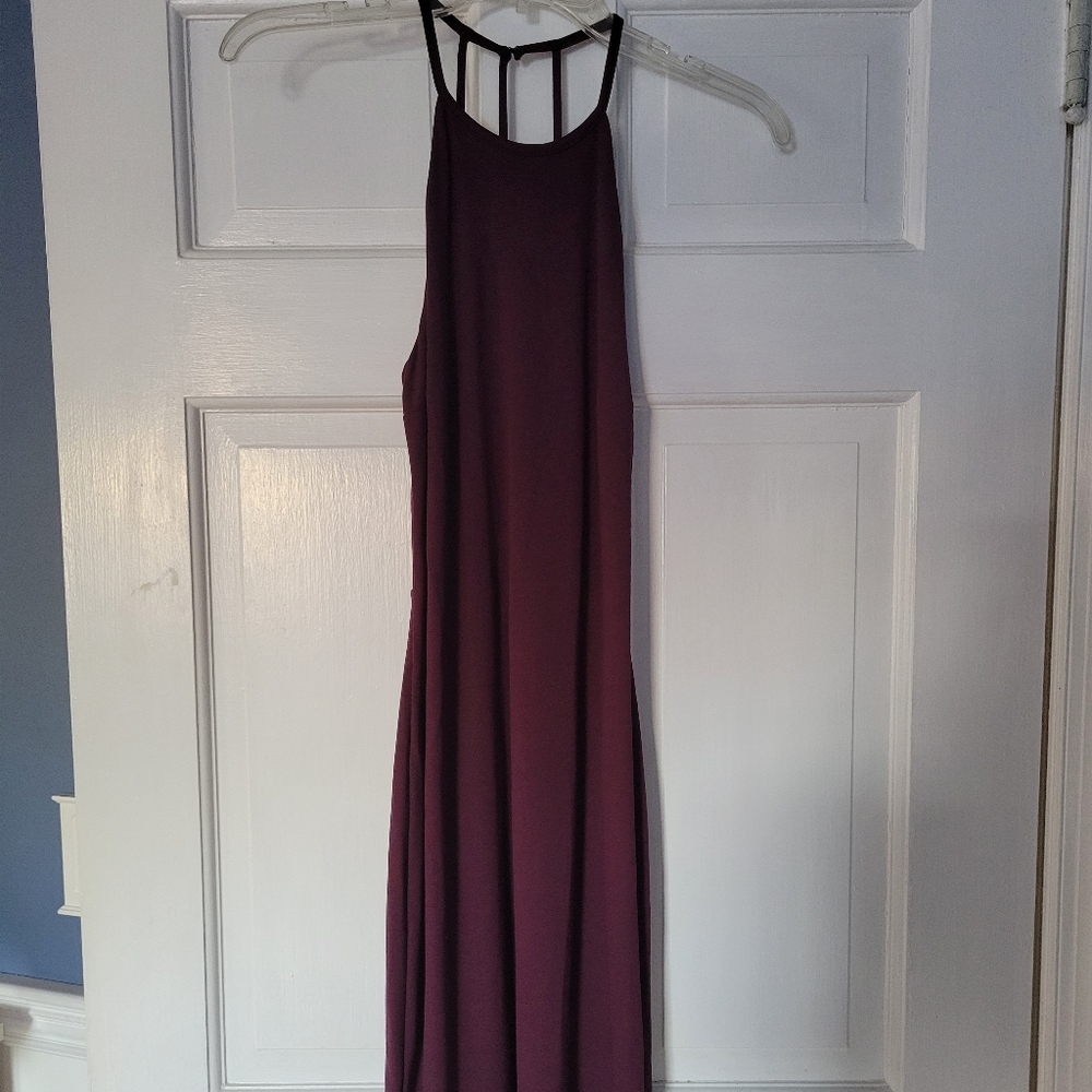Purple H&M Strappy Back Dress NWT